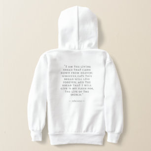 Camiseta Fonte e Cúpula: Santo Eucarista John 6:51 Citação