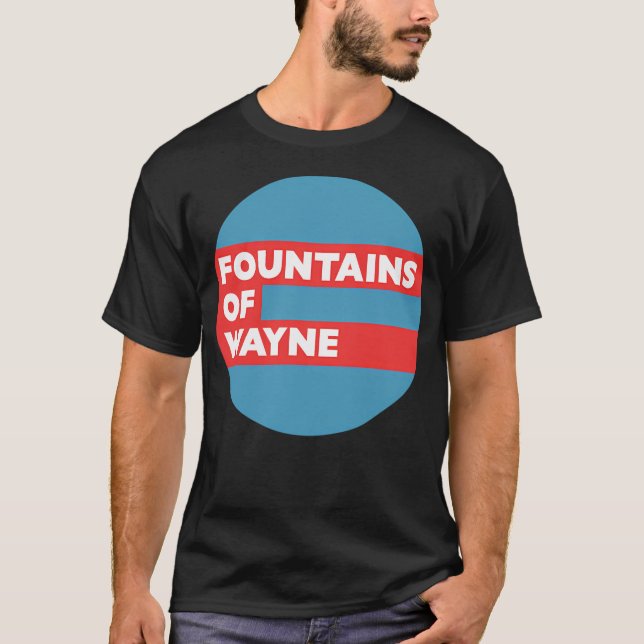 Camiseta Fontes De Wayne Red White (Frente)