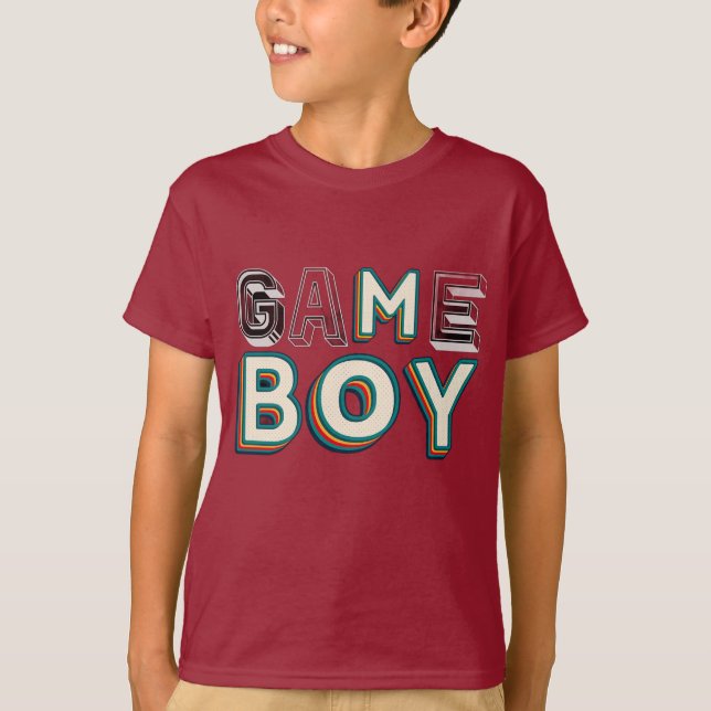 Camiseta Fontes Fofas Gráficos Crianças (Frente)