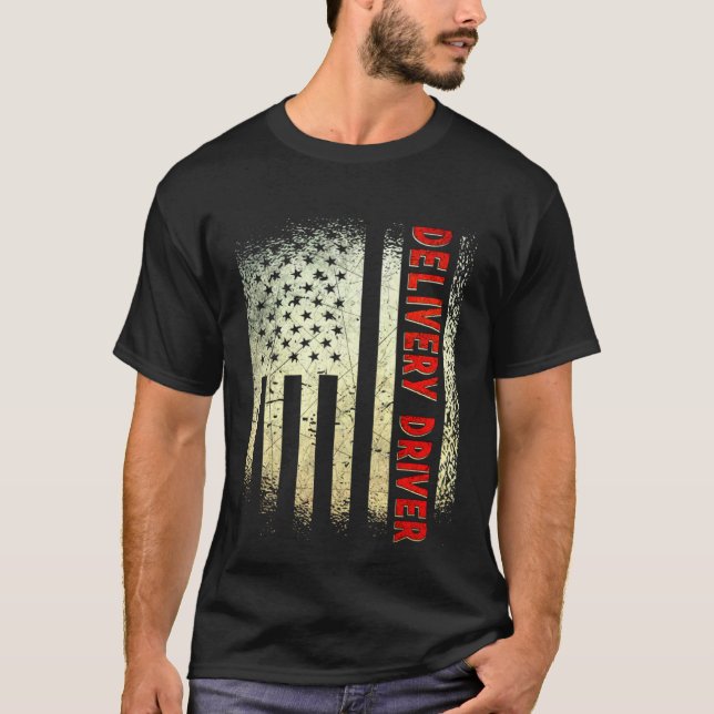 Camiseta Food Delivery Courier Delivery Driver 2 (Frente)