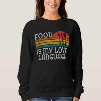 Camiseta Food Is My Love Language Gourmet Executive Chef Di