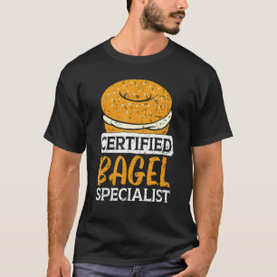 Camiseta Foodie Bread Bakery Fo, Especialista em Bagel Cert
