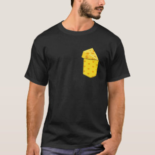 Camiseta Foodie Cheddar Queijo Pocket Queijo
