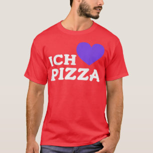 Camiseta Foodie Comida Lover Pizza Pun Eu Adoro Pizza Em Al