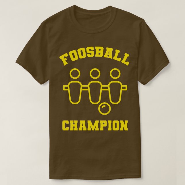 Camiseta Foosball Champion (Frente do Design)