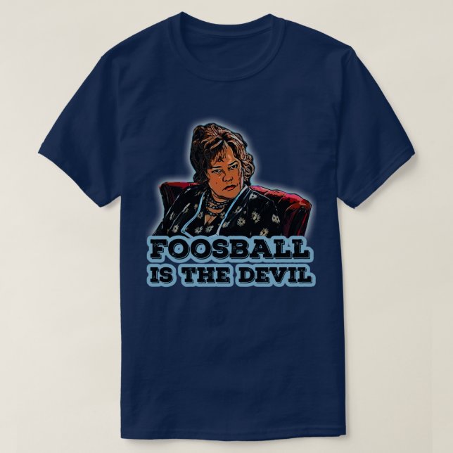 Camiseta Foosball é o Diabo (Frente do Design)