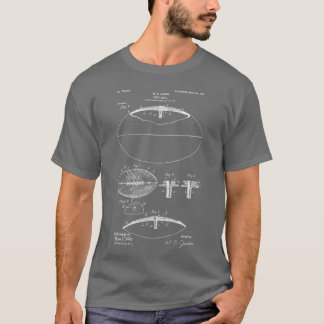 Camiseta Foot Ball 1903 Patent vintage Gift for Football Lo