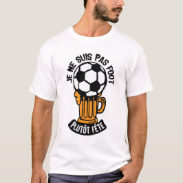 Camiseta football biere fete alcool verre boisson 1