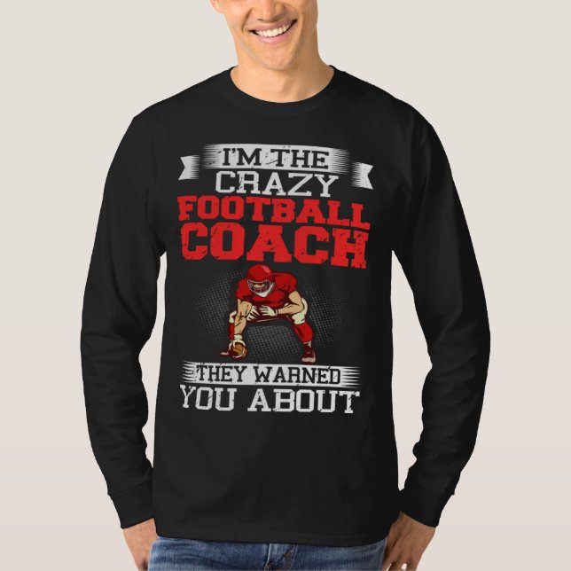 Camiseta Football Coach Quotes Game Player Training Field   (Frente)