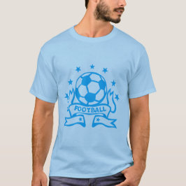Camiseta football fanion logo banderole ballon 702
