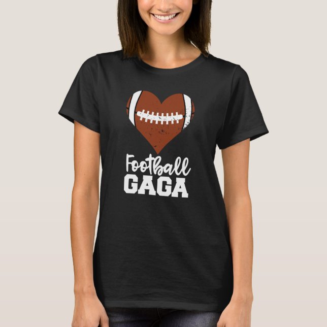 Camiseta Football Gaga Football Heart Grandma Gaga (Frente)