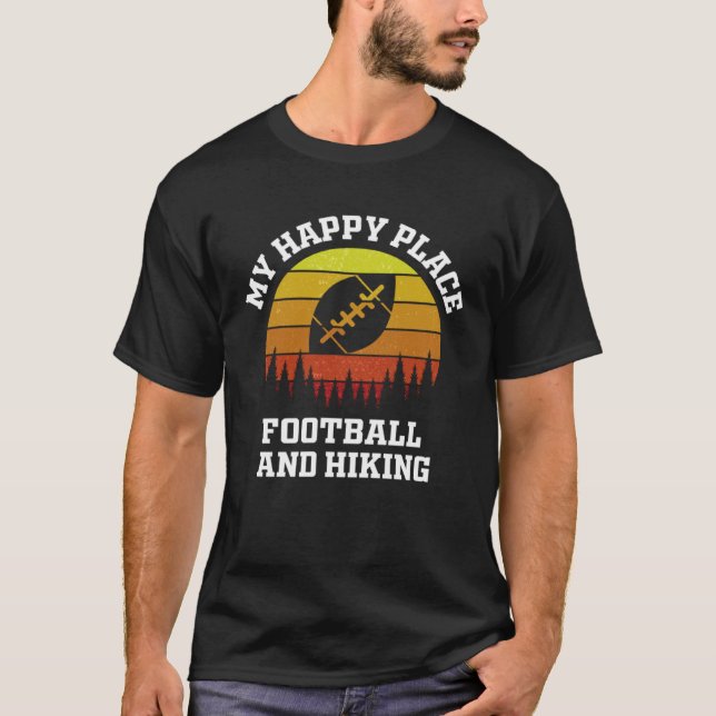 Camiseta Football hiking men women kids walking hobbies spo (Frente)