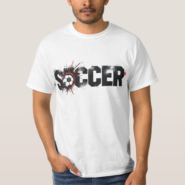 Camiseta Football Is Life – Modern Soccer Typography Design (Frente)