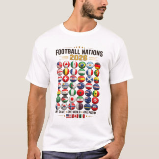 Camiseta Football Nations 2026 Flag Ball Shirt