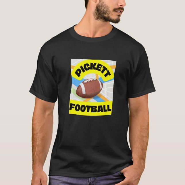 Camiseta Football Pickett Football Lets Go   (Frente)
