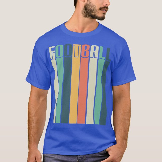Camiseta Football Retro Stripes Oversized (Frente)