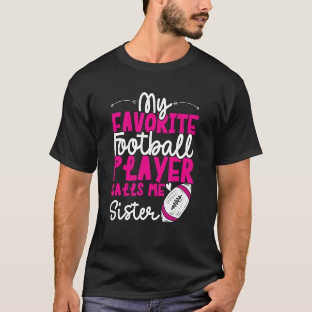 Camiseta Football Sister of Football Player Football Sister (Frente)
