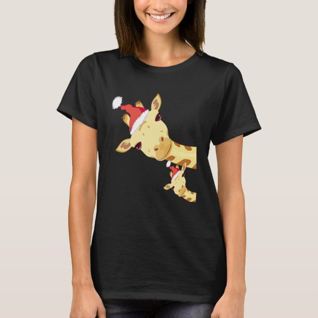 Camiseta for christmas   for Giraffes   1 (Frente)