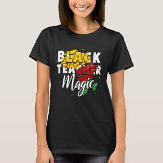 Camiseta For Teachers Black Teacher Magic African History M