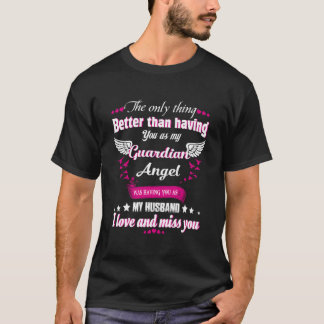 Camiseta For Wives Loss Husband In Memorial Loving Husband 