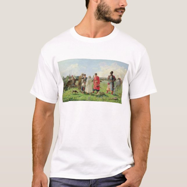 Camiseta Fora ao anfitrião de Zaporozhian, 1889 (Frente)