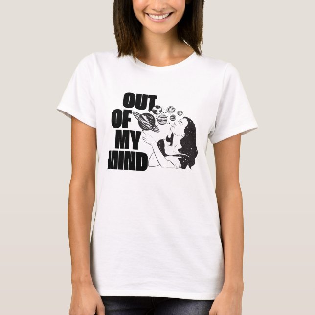 Camiseta Fora da minha mente (Frente)