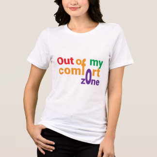Camiseta Fora da minha zona de conforto