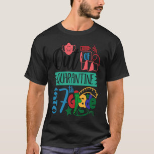 Camiseta Fora da Quarentena Para a 7ª Série de Volta às Aul