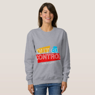Camiseta Fora de Controle – Declaração de Design de Tipogra