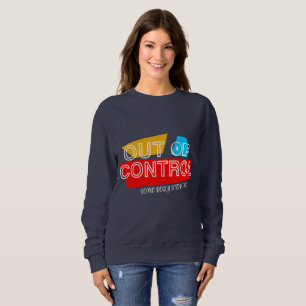 Camiseta Fora de Controle – Declaração de Tipografia Negrit