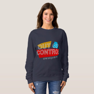Camiseta Fora de Controle – Declaração de Tipografia Negrit