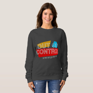 Camiseta Fora de Controle – Declaração de Tipografia Negrit