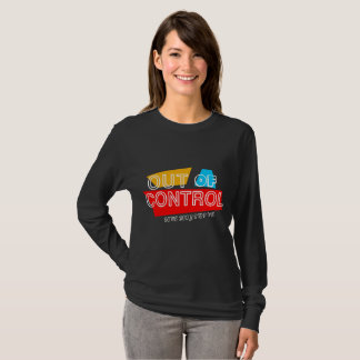 Camiseta Fora de Controle – Declaração de Tipografia Negrit