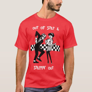 Camiseta Fora de etapa & de Steppin para fora II