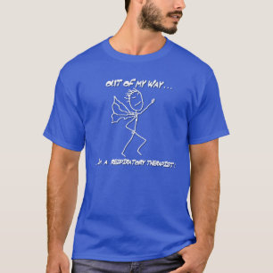 Camiseta "FORA DE MINHA MANEIRA… Eu sou UM TERAPEUTA