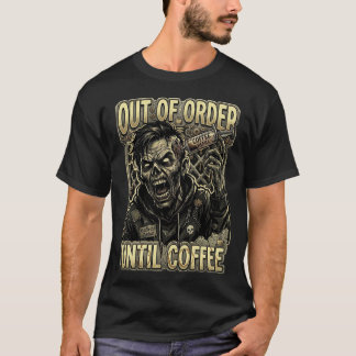Camiseta Fora de Ordem Até o Zumbi do Café Design