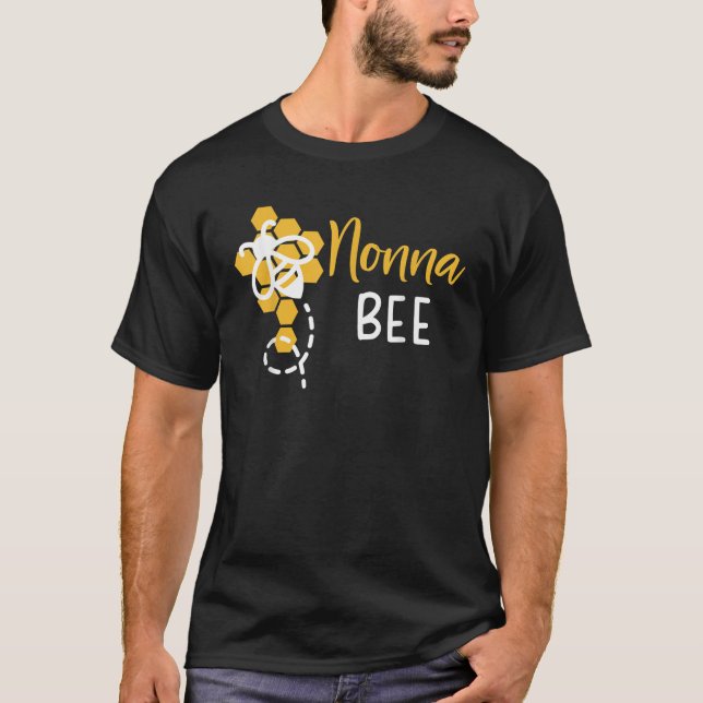 Camiseta Fora De primeiro aniversario De Abelhas Primeiro D (Frente)