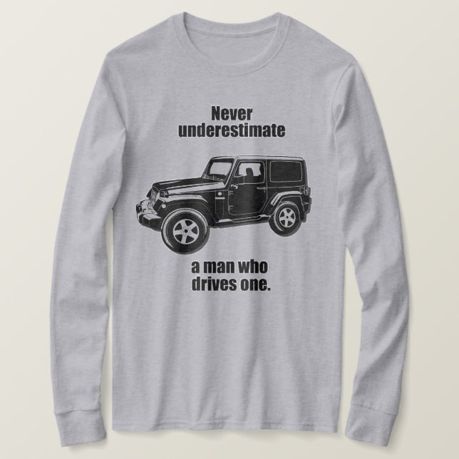 Camiseta Fora de Roading e de entusiasta de SUV (Frente do Design)