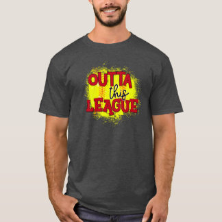 Camiseta Fora desta Liga de Amante de Esportes de Bola