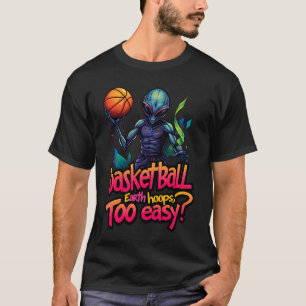 Camiseta Fora deste mundo: Superstar de Basquete de Alieníg