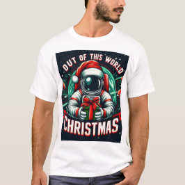 Camiseta Fora deste Natal do Mundo - Férias do Astronauta T
