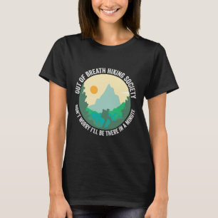 Camiseta Fora Do Ar, Caminhando A Sociedade Engraçada Hiker