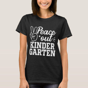 Camiseta Fora do Formando do jardim de infância No Dia Pass