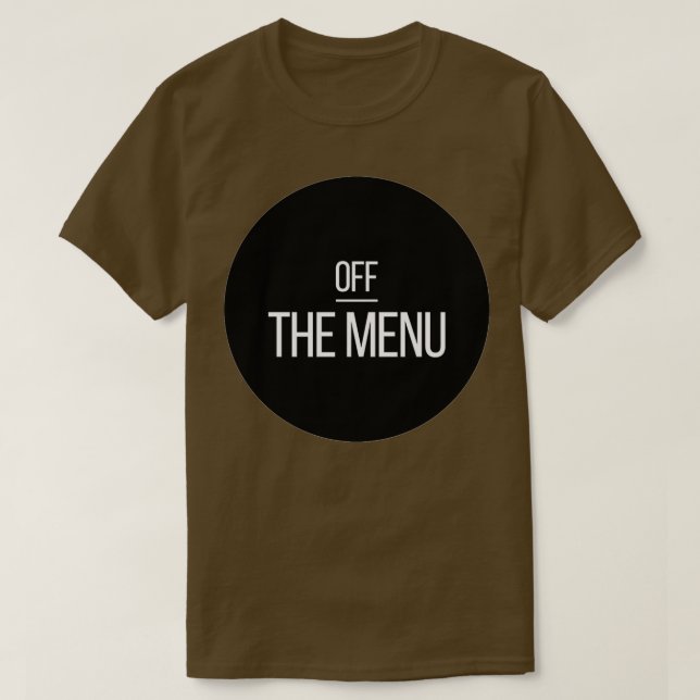 Camiseta Fora do MENU (3) (Frente do Design)