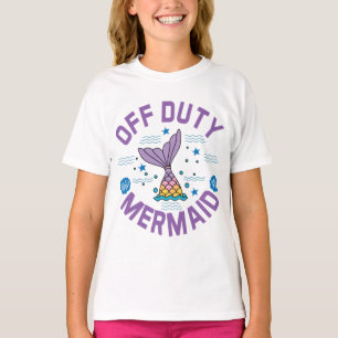 Camiseta Fora do serviço, garota da sereia