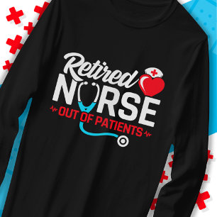 Camiseta Fora dos doentes aposentados, aposentadoria das en