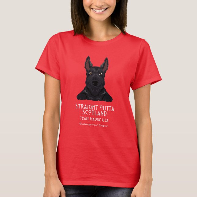 Camiseta "fora" feminina (Frente)