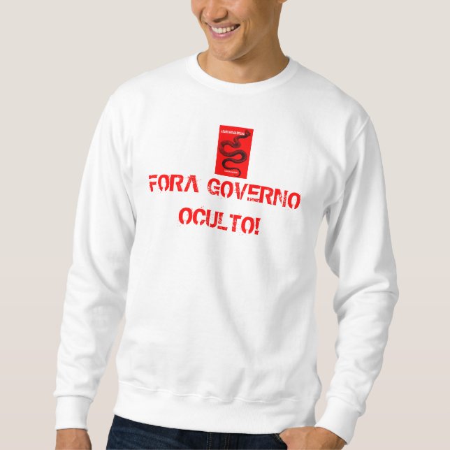 CAMISETA FORA GOVERNO OCULTO (Frente)