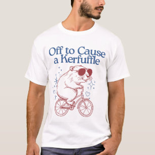 Camiseta Fora para Causa de um Beaver Engraçado Kerfuffle e