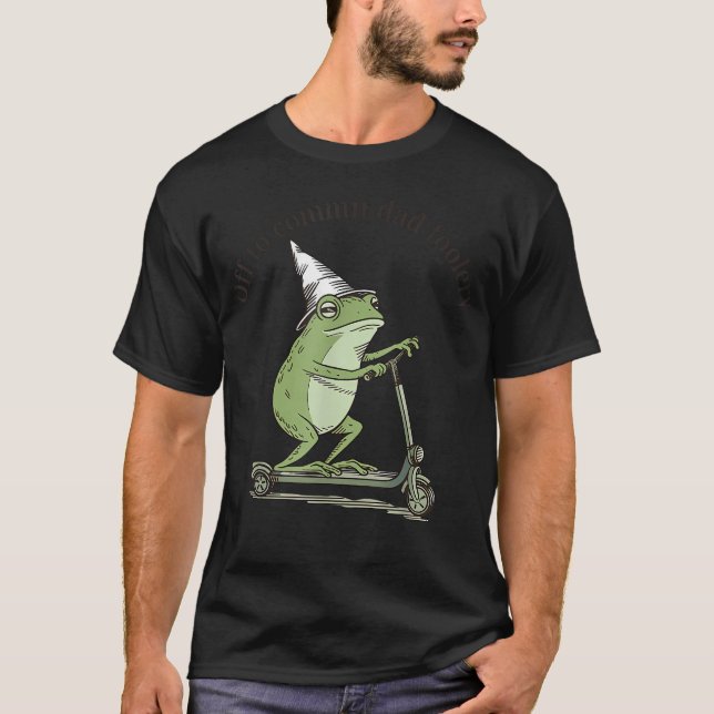 Camiseta Fora Para Cometer Loucuras de Pai Divertido (Frente)